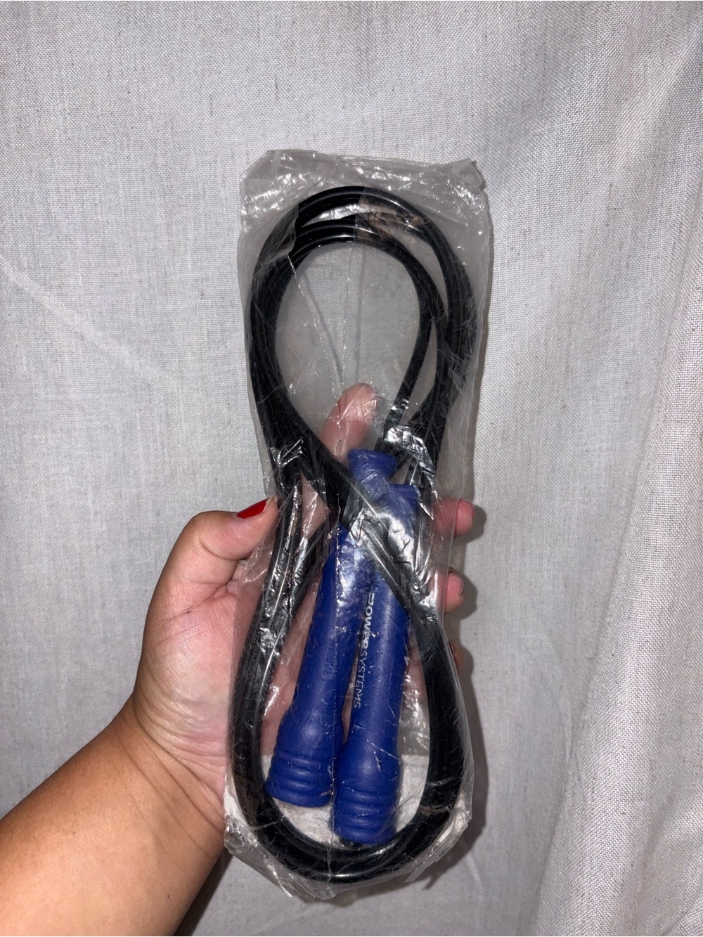 Black and Blue Jump Rope - Durable Speed Rope - Picture 2 of 2